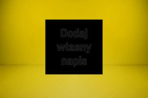 Tabliczka 12 x 12 cm z laminatu grawerskiego czarnego gładkiego