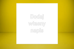 Tabliczka 20 x 20 cm z laminatu grawerskiego białego gładkiego