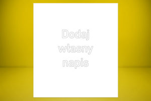 Tabliczka 20 x 25 cm z laminatu grawerskiego białego gładkiego